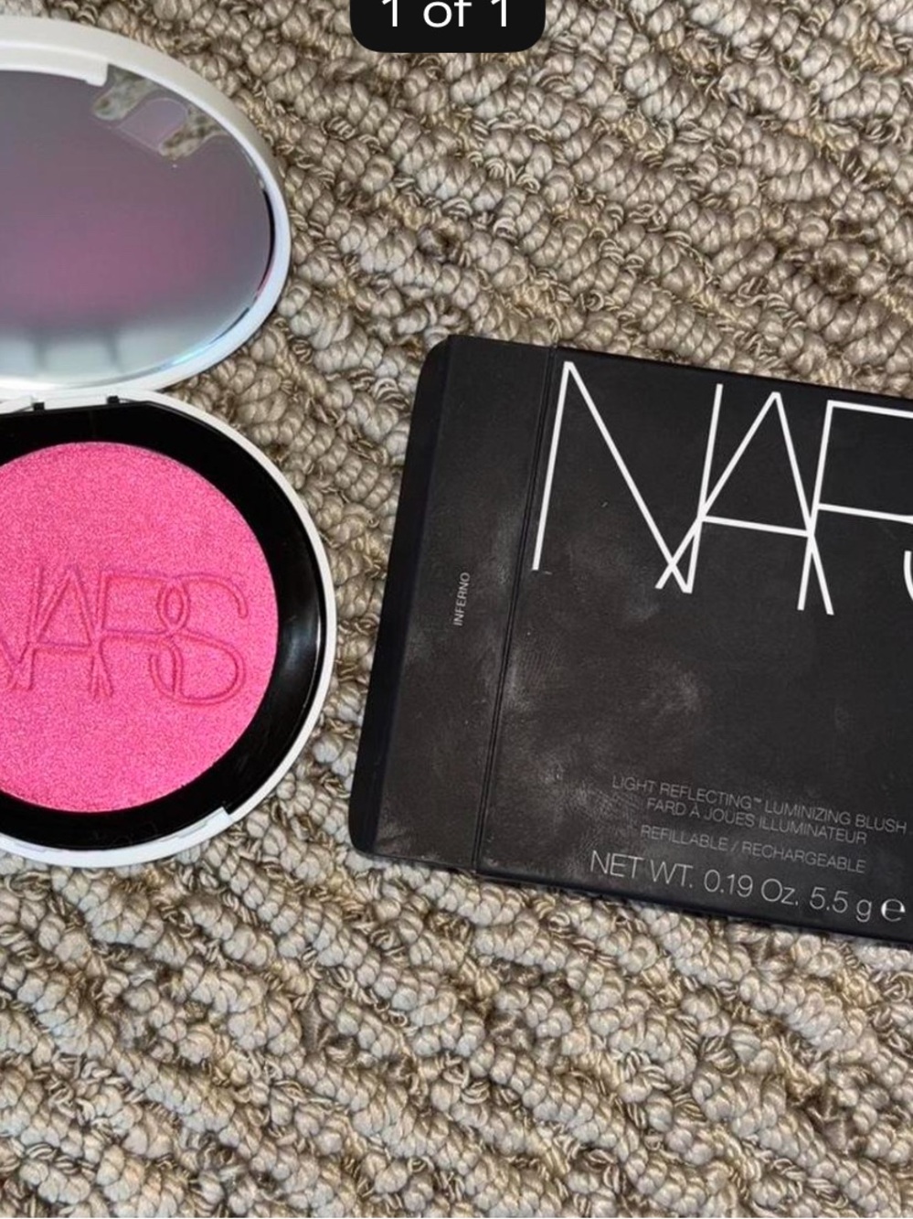 NARS light reflecting luminizing blush -  shade Inferno